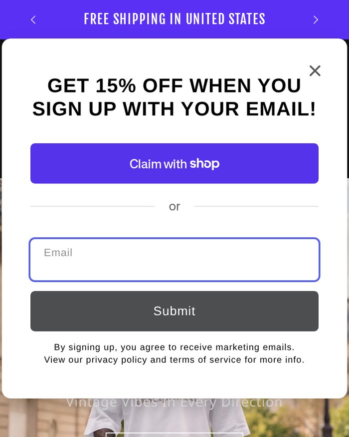 Cavali Shopify website homepage